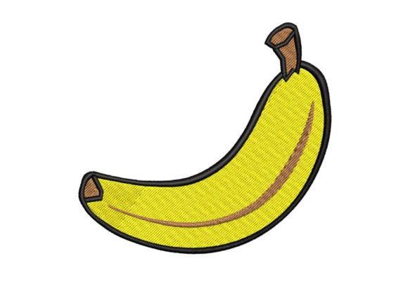 Banana Embroidery Digitizing for Unique Gifts