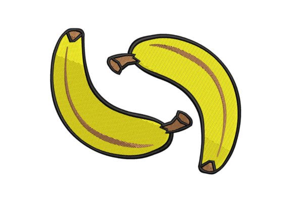 Banana Embroidery Digitizing for Vibrant Designs