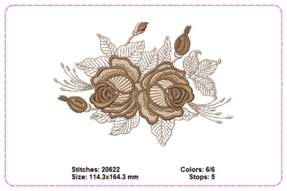 Brown Rose Embroidery: A Designer’s Review