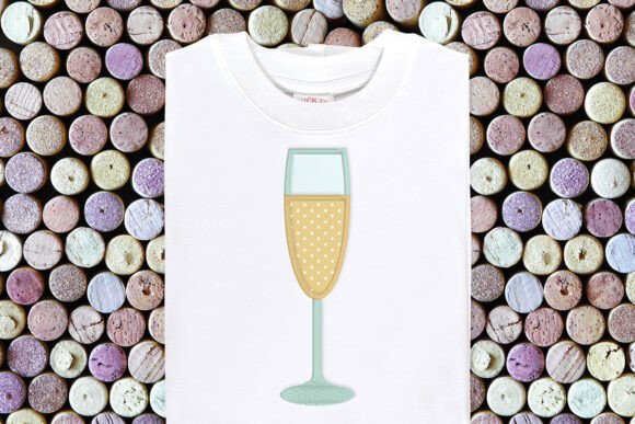 Champagne Flute Applique: A Designer’s Review