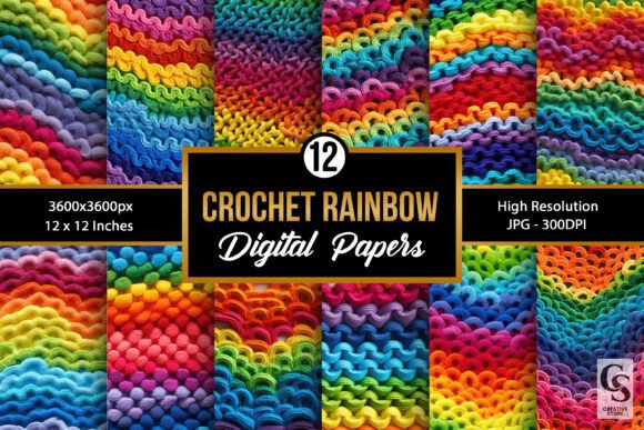 Rainbow Crochet Knit Embroidery Patterns Review
