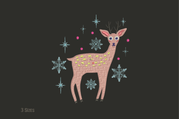 Review: Festive Deer Machine Embroidery Design