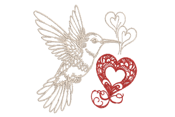 Review: Hummingbird Valentine Embroidery for Boutiques