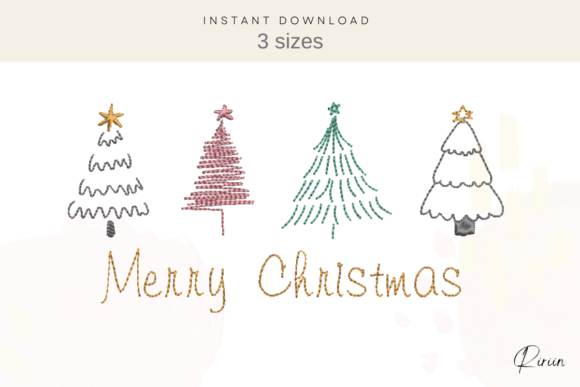 Review: Merry Christmas Trees Embroidery Designs