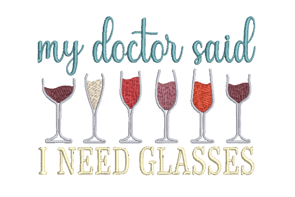 Review: My Doctor Said I Need Glasses Embroidery