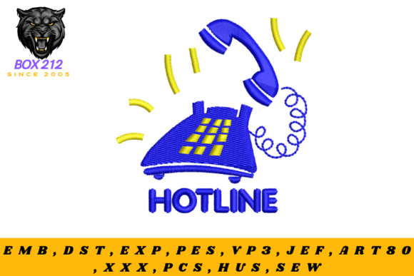 Review: Old Phone Embroidery Design for Retro Projects