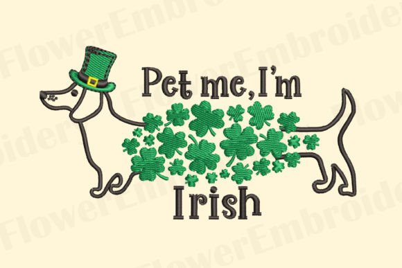 Review: St. Patrick’s Day Dachshund Embroidery Design