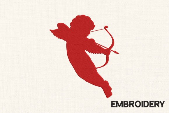Review: Valentine Cupid Embroidery Design for Makers