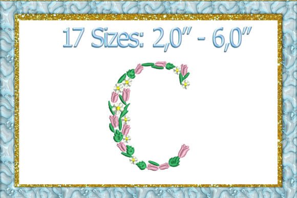 Reviewing Letter C Monogram Embroidery for Holiday Sales
