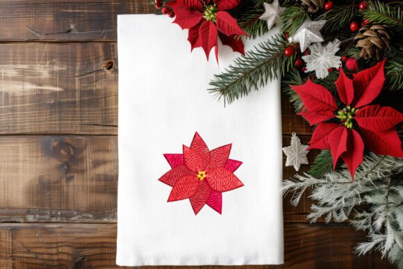 Reviewing the Christmas Poinsettia Mini Embroidery Design