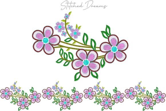 Reviewing the Floral Delight Embroidery Border