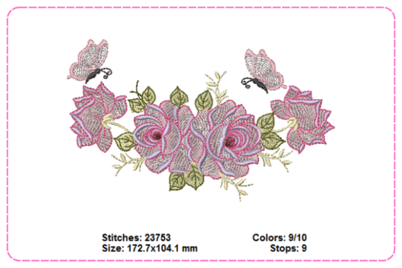 Rose & Butterfly Embroidery: A Designer’s Review